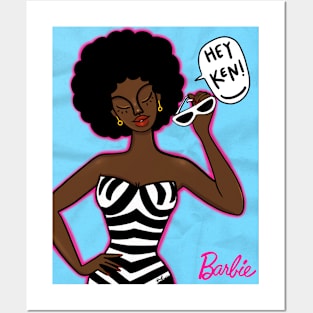 Afro  Barbie Posters and Art